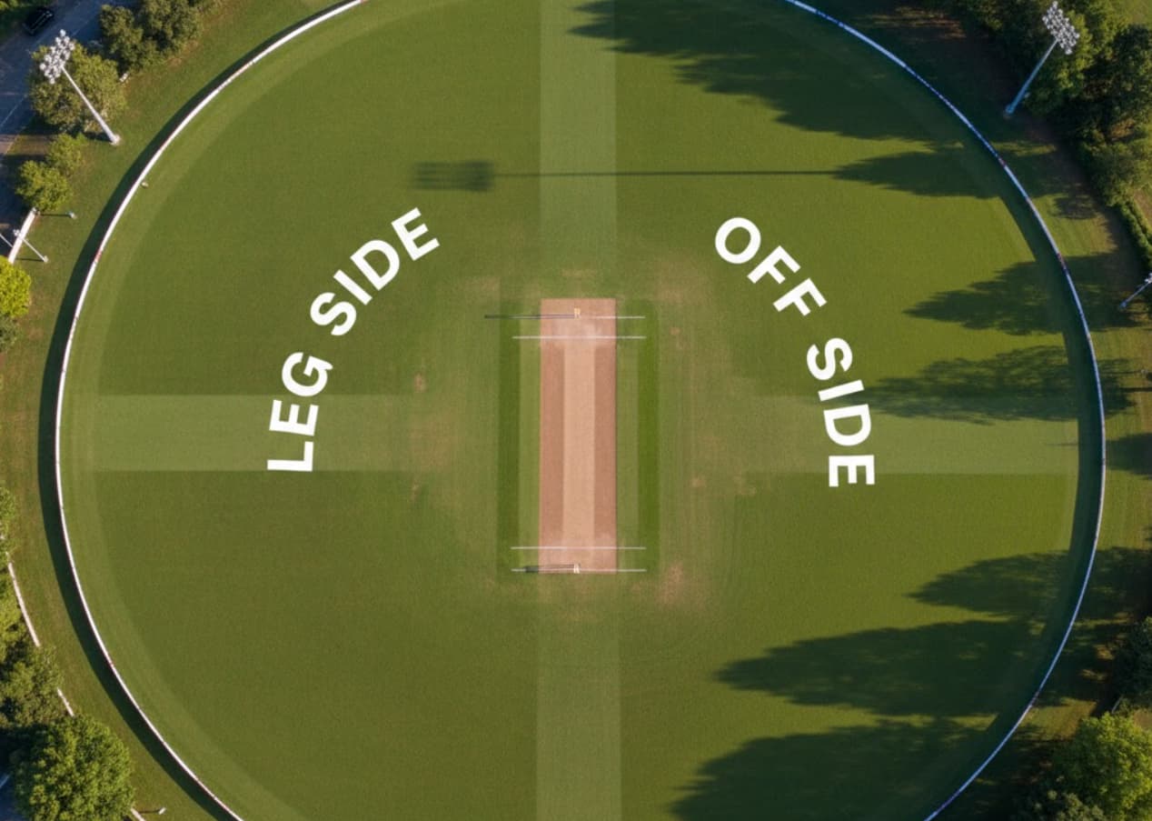 Difference Between Leg Side and Off Side in Cricket