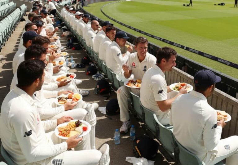 Lunch Break Time in Test Cricket