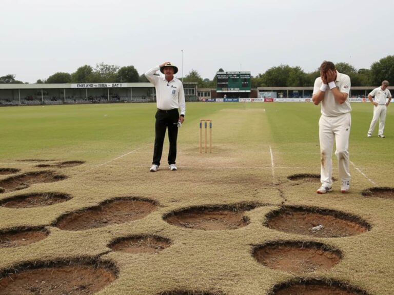 Worst Pitch in Test Cricket History