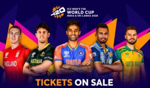 ICC T20 World Cup 2026 Tickets Prices & Booking at "Rs. 100"
